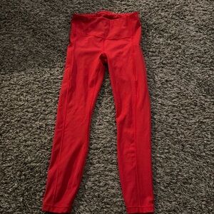 Athleta red leggings